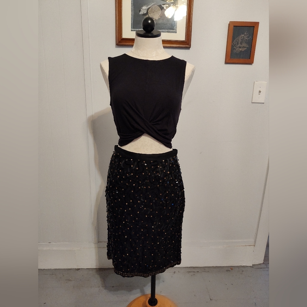 Sequin skirt